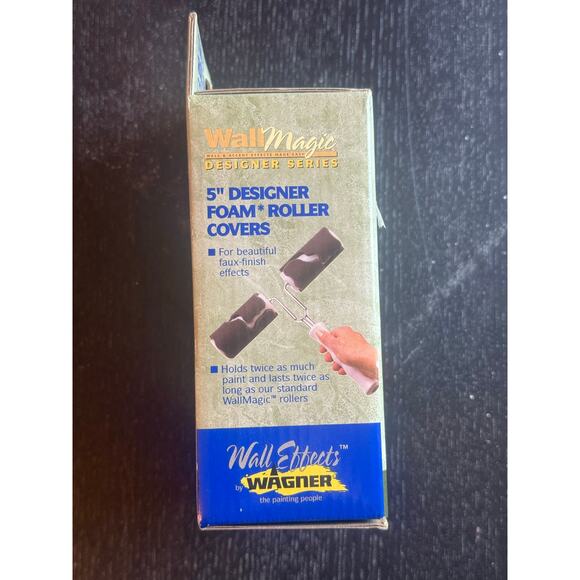 Wagner Wall Magic Paint Rollers Mountain Aspen Design 5" NEW - Picture 3 of 5